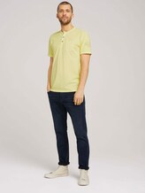 T-Shirt im Used-Look - Männer - pale straw yellow T-Shirt im Used-Look - Männer - pale straw yellow - 3 - TOM TAILOR