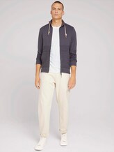 Sweatjacke mit Stehkragen - Männer - Cyber Grey Sweatjacke mit Stehkragen - Männer - Cyber Grey - 3 - TOM TAILOR