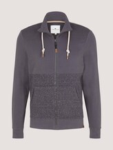 Sweatjacke mit Stehkragen - Männer - Cyber Grey Sweatjacke mit Stehkragen - Männer - Cyber Grey - 7 - TOM TAILOR