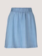 Fließender Minirock mit TENCEL™ Lyocell - Frauen - light stone bright blue denim Fließender Minirock mit TENCEL™ Lyocell - Frauen - light stone bright blue denim - 7 - TOM TAILOR Denim