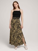 Maxi rok met split - Vrouwen - black animal print Maxi rok met split - Vrouwen - black animal print - 3 - TOM TAILOR Denim