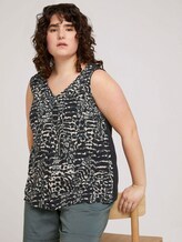 gemustertes Shirt mit LENZING™ ECOVERO™ - Frauen - resort design gemustertes Shirt mit LENZING™ ECOVERO™ - Frauen - resort design - 5 - My True Me