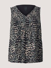 gemustertes Shirt mit LENZING™ ECOVERO™ - Frauen - resort design gemustertes Shirt mit LENZING™ ECOVERO™ - Frauen - resort design - 7 - My True Me