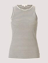 Slim Fit Top - Frauen - cream black stripe Slim Fit Top - Frauen - cream black stripe - 7 - TOM TAILOR Denim