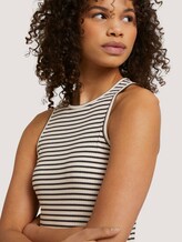 Slim Fit Top - Frauen - cream black stripe Slim Fit Top - Frauen - cream black stripe - 9 - TOM TAILOR Denim