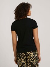 Geborduurd T-shirt met biologische katoen - Vrouwen - deep black Geborduurd T-shirt met biologische katoen - Vrouwen - deep black - 2 - TOM TAILOR Denim