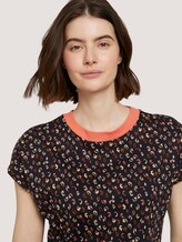 T-Shirt mit Stehkragen - Frauen - colourful leo print T-Shirt mit Stehkragen - Frauen - colourful leo print - 9 - TOM TAILOR Denim
