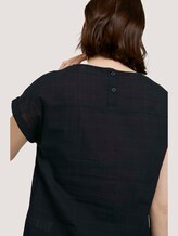 T-Shirt mit Bio-Baumwolle - Frauen - deep black T-Shirt mit Bio-Baumwolle - Frauen - deep black - 9 - TOM TAILOR Denim