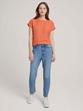 T-Shirt mit Bio-Baumwolle - Frauen - sundown coral T-Shirt mit Bio-Baumwolle - Frauen - sundown coral - 3 - TOM TAILOR Denim