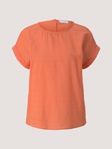 T-Shirt mit Bio-Baumwolle - Frauen - sundown coral T-Shirt mit Bio-Baumwolle - Frauen - sundown coral - 7 - TOM TAILOR Denim