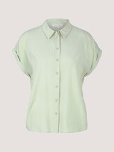 Kurzarmbluse mit LENZING™ ECOVERO™ - Frauen - light dusty green Kurzarmbluse mit LENZING™ ECOVERO™ - Frauen - light dusty green - 7 - TOM TAILOR Denim