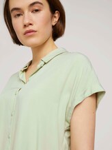 Kurzarmbluse mit LENZING™ ECOVERO™ - Frauen - light dusty green Kurzarmbluse mit LENZING™ ECOVERO™ - Frauen - light dusty green - 9 - TOM TAILOR Denim
