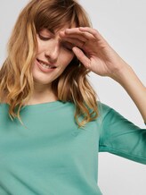 shirt met 3/4 mouw en boothals - Vrouwen - soft leaf green shirt met 3/4 mouw en boothals - Vrouwen - soft leaf green - 9 - TOM TAILOR