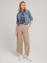 Kurzarm Sweatshirt mit Muster - Frauen - navy floral design Kurzarm Sweatshirt mit Muster - Frauen - navy floral design - 3 - TOM TAILOR