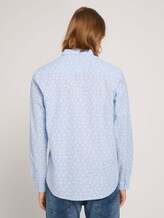 Leinen Hemd - Männer - blue small flowers print Leinen Hemd - Männer - blue small flowers print - 2 - TOM TAILOR Denim