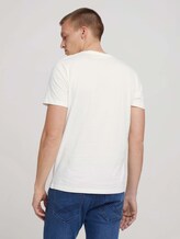 Print T-Shirt - Männer - Off White Print T-Shirt - Männer - Off White - 2 - TOM TAILOR