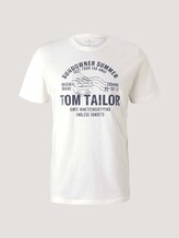 Print T-Shirt - Männer - Off White Print T-Shirt - Männer - Off White - 7 - TOM TAILOR