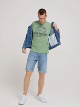 Print T-Shirt - Männer - light mint green Print T-Shirt - Männer - light mint green - 3 - TOM TAILOR