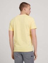 Print T-Shirt - Männer - pale straw yellow Print T-Shirt - Männer - pale straw yellow - 2 - TOM TAILOR