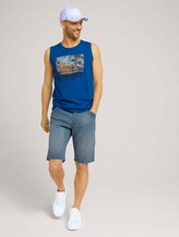 Tanktop mit Print - Männer - victory blue Tanktop mit Print - Männer - victory blue - 3 - TOM TAILOR
