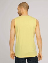 Tanktop mit Print - Männer - pale straw yellow Tanktop mit Print - Männer - pale straw yellow - 2 - TOM TAILOR