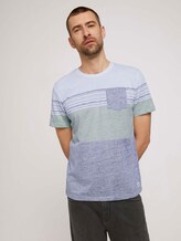 T-Shirt mit Streifenmuster - Männer - Sailor Blue T-Shirt mit Streifenmuster - Männer - Sailor Blue - 5 - TOM TAILOR