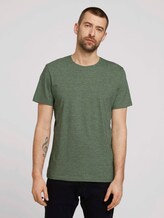 T-Shirt in Melange Optik - Männer - mint green nep inject melange T-Shirt in Melange Optik - Männer - mint green nep inject melange - 1 - TOM TAILOR
