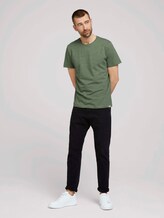T-Shirt in Melange Optik - Männer - mint green nep inject melange T-Shirt in Melange Optik - Männer - mint green nep inject melange - 3 - TOM TAILOR