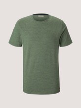 T-Shirt in Melange Optik - Männer - mint green nep inject melange T-Shirt in Melange Optik - Männer - mint green nep inject melange - 7 - TOM TAILOR