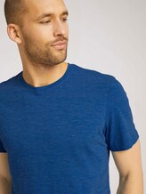 T-Shirt in Melange Optik - Männer - mid blue nep inject melange T-Shirt in Melange Optik - Männer - mid blue nep inject melange - 9 - TOM TAILOR