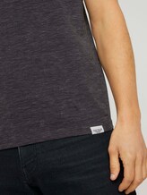 T-Shirt in Melange Optik - Männer - tarmac grey nep structure T-Shirt in Melange Optik - Männer - tarmac grey nep structure - 10 - TOM TAILOR