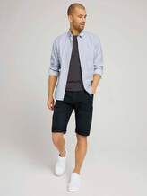 T-Shirt in Melange Optik - Männer - tarmac grey nep structure T-Shirt in Melange Optik - Männer - tarmac grey nep structure - 3 - TOM TAILOR