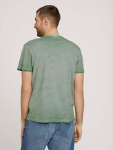Striped Henley t-shirt - Men - mint green printed stripe Striped Henley t-shirt - Men - mint green printed stripe - 2 - TOM TAILOR