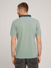 Strukturiertes Poloshirt - Männer - mint green two tone pique Strukturiertes Poloshirt - Männer - mint green two tone pique - 2 - TOM TAILOR