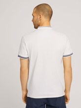Poloshirt met opstaande kraag - Mannen - Off White Poloshirt met opstaande kraag - Mannen - Off White - 2 - TOM TAILOR