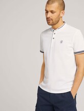 Poloshirt met opstaande kraag - Mannen - Off White Poloshirt met opstaande kraag - Mannen - Off White - 5 - TOM TAILOR