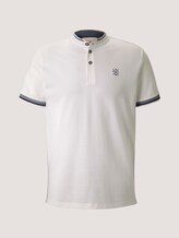 Poloshirt met opstaande kraag - Mannen - Off White Poloshirt met opstaande kraag - Mannen - Off White - 7 - TOM TAILOR