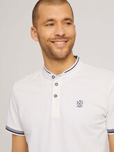 Poloshirt met opstaande kraag - Mannen - Off White Poloshirt met opstaande kraag - Mannen - Off White - 9 - TOM TAILOR