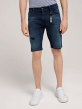 Regular Fit Jeans-Shorts - Männer - destroyed dark stone blue deni Regular Fit Jeans-Shorts - Männer - destroyed dark stone blue deni - 1 - TOM TAILOR Denim