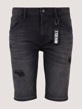 Regular Fit Jeans-Shorts - Männer - destroyed dark stone black den Regular Fit Jeans-Shorts - Männer - destroyed dark stone black den - 7 - TOM TAILOR Denim