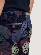 Josh Regular Slim Shorts - Männer - dark blue paint leaf design Josh Regular Slim Shorts - Männer - dark blue paint leaf design - 10 - TOM TAILOR