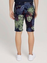 Josh Regular Slim Shorts - Männer - dark blue paint leaf design Josh Regular Slim Shorts - Männer - dark blue paint leaf design - 2 - TOM TAILOR