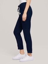 Elastische Loose Fit Hose mit LENZING™ ECOVERO™ - Frauen - Sky Captain Blue Elastische Loose Fit Hose mit LENZING™ ECOVERO™ - Frauen - Sky Captain Blue - 11 - TOM TAILOR