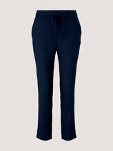 Elastische Loose Fit Hose mit LENZING™ ECOVERO™ - Frauen - Sky Captain Blue Elastische Loose Fit Hose mit LENZING™ ECOVERO™ - Frauen - Sky Captain Blue - 7 - TOM TAILOR