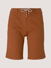 Bermuda Shorts mit Kordelzug - Frauen - Caramel Brown Bermuda Shorts mit Kordelzug - Frauen - Caramel Brown - 7 - TOM TAILOR