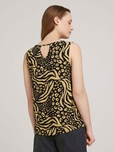 Top met uitsparing - Vrouwen - black animal print Top met uitsparing - Vrouwen - black animal print - 2 - TOM TAILOR Denim