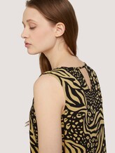 Top met uitsparing - Vrouwen - black animal print Top met uitsparing - Vrouwen - black animal print - 9 - TOM TAILOR Denim