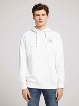 Hoodie mit Print - Männer - Soft Clear White Hoodie mit Print - Männer - Soft Clear White - 1 - TOM TAILOR Denim
