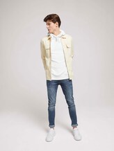 Hoodie mit Print - Männer - Soft Clear White Hoodie mit Print - Männer - Soft Clear White - 3 - TOM TAILOR Denim