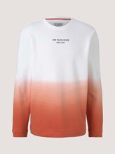 Sweatshirt mit Farbverlauf - Männer - orange lobster Sweatshirt mit Farbverlauf - Männer - orange lobster - 7 - TOM TAILOR Denim